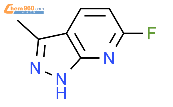 6-氟-3-甲基-1H-吡唑并[3,4-B]吡啶结构式图片|920036-28-8结构式图片