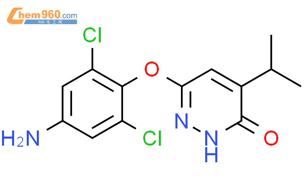 6-(4-amino-2,6-dichlorophenoxy)-4-isopropylpyridazin-3(2H)-one(WXG00197)