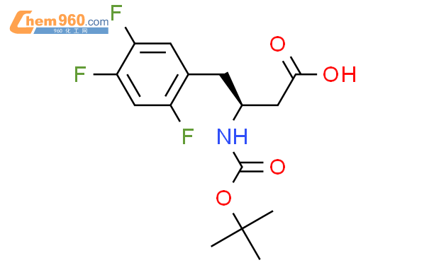 (3S)-N-叔丁氧羰基-3-氨基-4-(2,4,5-三氟苯基)丁酸