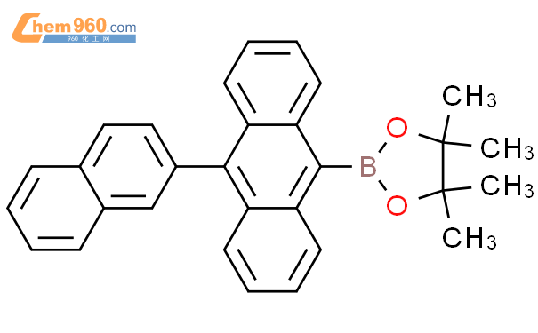 9-(4,4,5,5-四甲基-[1,3,2]二氧硼杂环戊烷-2-基)-10-萘-2-基蒽