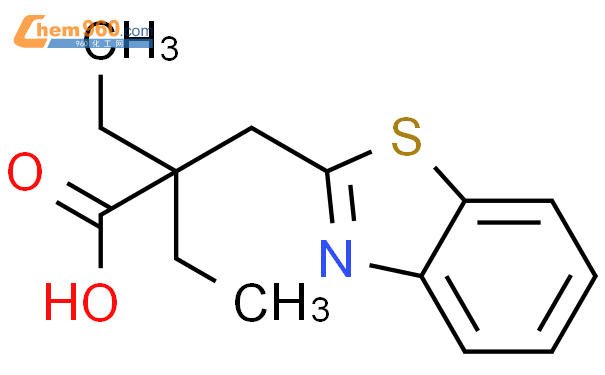 2-(1,3-benzothiazol-2-ylmethyl)-2-ethylbutanoic acid
