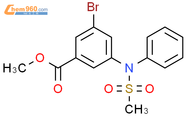 924650 24 8 Benzoic acid 3 bromo 5 methylsulfonyl phenylamino methyl esterCAS号 924650 24 8