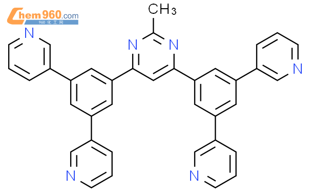 [Perfemiker]4，6-双(3，5-二(3-吡啶)基苯基)-2-甲基嘧啶,≥95%