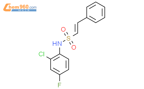 N Chloro Fluorophenyl Phenylethene Sulfonamidecas N Chloro