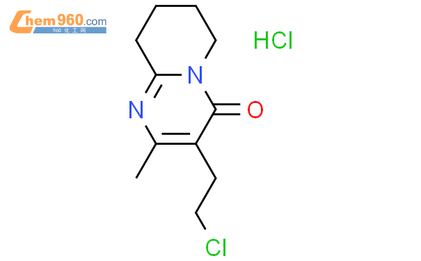 3-(2-氯乙基)-2-甲基-6,7,8,9-四氢-4H-吡啶并[1,2-a]嘧啶-4-酮盐酸盐结构式图片|93076-03-0结构式图片