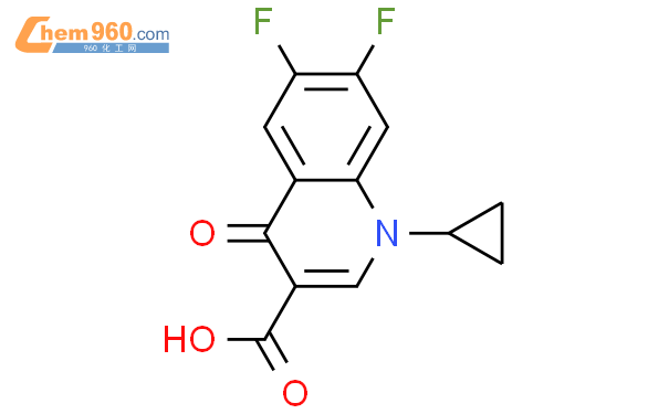 1-环丙基-6,7-二氟-4-氧-1,4-二氢喹啉-3-羧酸