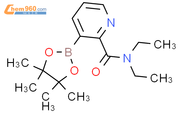 N,N-二乙基-3-(4,4,5,5-四甲基-1,3,2-二噁硼烷-2-基)-2-吡啶羧酰胺