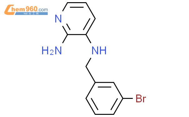 N3-(3-溴苄基)-2,3-二氨基吡啶结构式图片|934537-52-7结构式图片