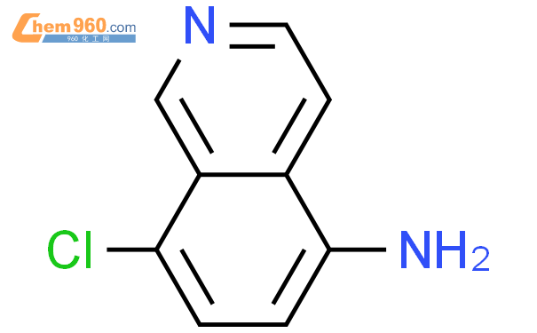 8-氯异喹啉-5-胺结构式图片|934554-41-3结构式图片