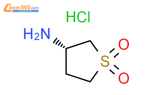 (S)-3-氨基四氢噻吩-1,1-二氧化物盐酸盐结构式图片|935455-28-0结构式图片