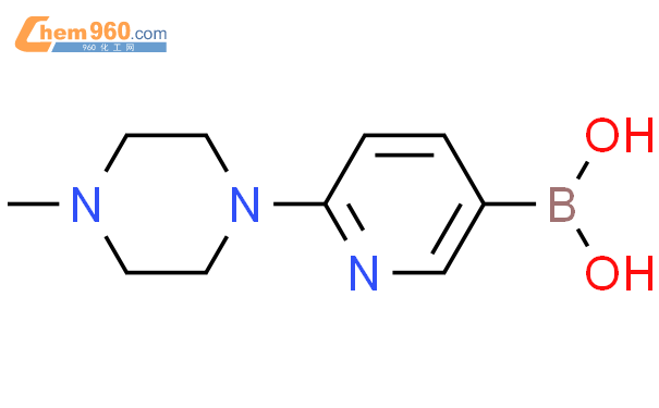 [6-(4-甲基-1-哌嗪基)-3-吡啶基]硼酸结构式图片|936353-84-3结构式图片