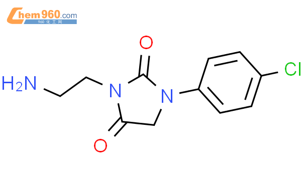 3-(2-aminoethyl)-1-(4-chlorophenyl)imidazolidine-2,4-dione