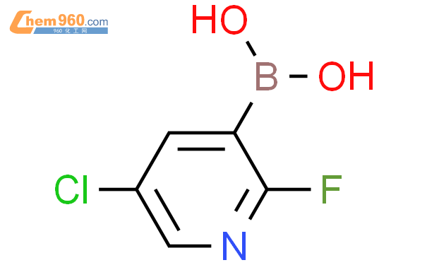 5-氯-2-氟吡啶-3-硼酸结构式图片|937595-70-5结构式图片