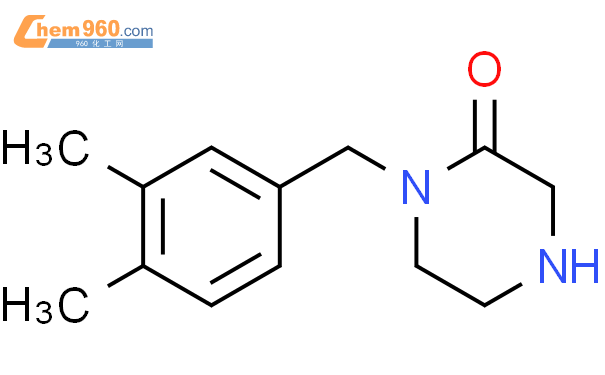 1-(3,4-二甲基苄基)哌嗪-2-酮