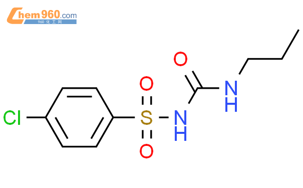 氯磺丙脲结构式