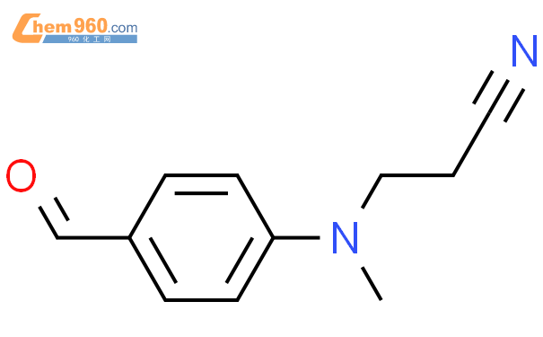 N-甲基-N-氰乙基-4-氨基苯甲醛...结构式图片