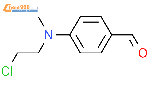 N-甲基-N-氯乙基-4-氨基苯甲醛结构式图片|94-31-5结构式图片