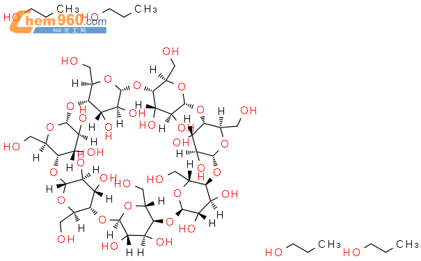 羟丙基-beta-环糊精结构式