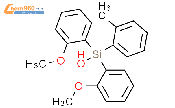 Silanol Bis Methoxyphenyl Methylphenyl Molsmiles