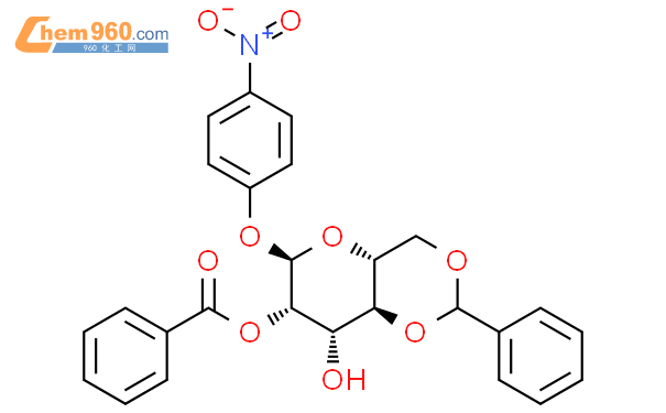 4-硝基苯基2-O-苯甲酰基-4,6-O-亚苄基吡喃己糖苷