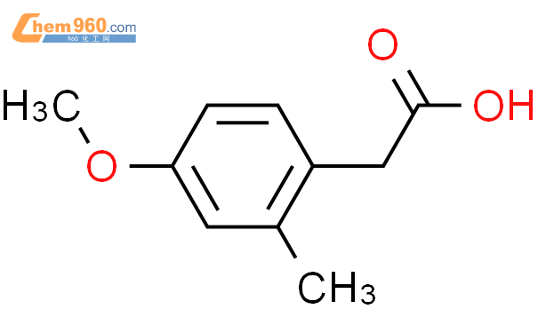 942-97-2,4-甲氧基-2-甲基苯乙酸化学式、结构式、分子式、mol – 960化工网