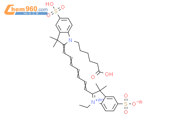 Sulfo-Cy7-acid结构式图片|943298-08-6结构式图片