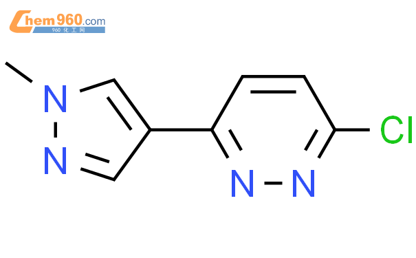 3-氯-6-(1-甲基-1H-4-吡唑基)哒嗪结构式图片|943541-20-6结构式图片