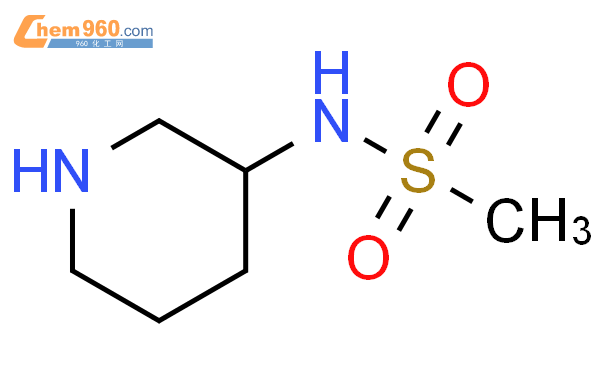 944068 21 7 N 3 哌啶基 甲磺酰胺cas号 944068 21 7 N 3 哌啶基 甲磺酰胺中英文名 分子式 结构式 960化工网