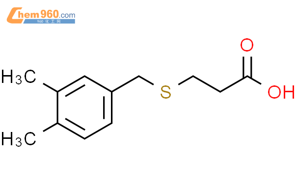 3-[(3,4-dimethylphenyl)methylsulfanyl]propanoic acid