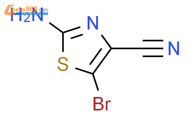 2-氨基-5-溴噻唑-4-甲腈结构式图片|944804-79-9结构式图片