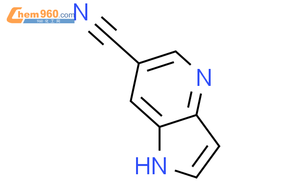 1H-吡咯并[3,2-B]吡啶-6-甲腈结构式图片|944937-79-5结构式图片