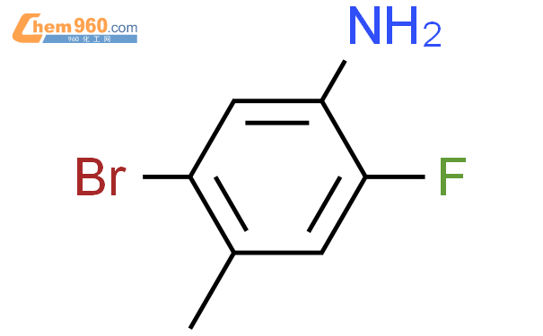 5-溴-2-氟-4-甲基苯胺结构式图片|945244-29-1结构式图片