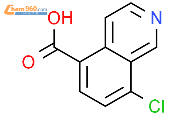 8-氯异喹啉-5-羧酸结构式图片|945470-53-1结构式图片