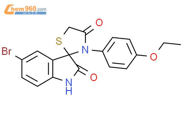 [Perfemiker]5-Bromo-3'-(4-ethoxyphenyl)spiro[indoline-3，2'-thiazolidine]-2，4'-dione,95%