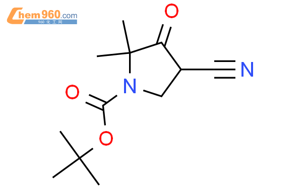 4-氰基-2,2-二甲基-3-氧代吡咯烷-1-羧酸叔丁酯