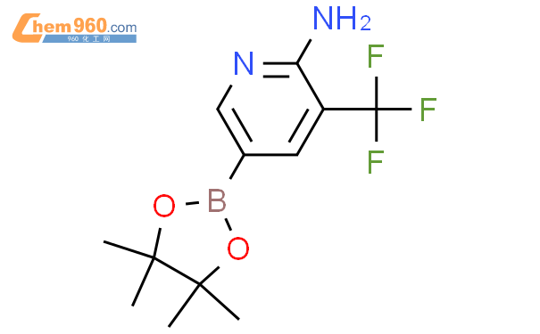 2-Amino-3-trifluoromethylpyridine-5-boronic acid pinacol ester