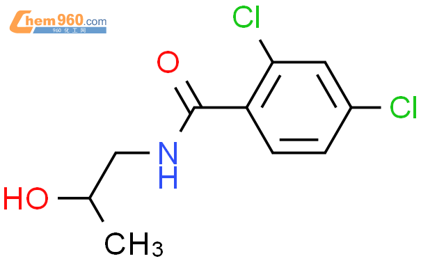 2,4-二氯-N-(2-羟基丙基)苯甲酰胺结构式图片|947888-99-5结构式图片