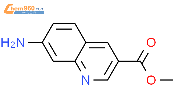 methyl 7-aminoquinoline-3-carboxylate结构式图片|948302-98-5结构式图片