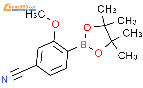 3-甲氧基-4-(4,4,5,5-四甲基-1,3,2-二噁硼烷-2-基)苯甲腈
