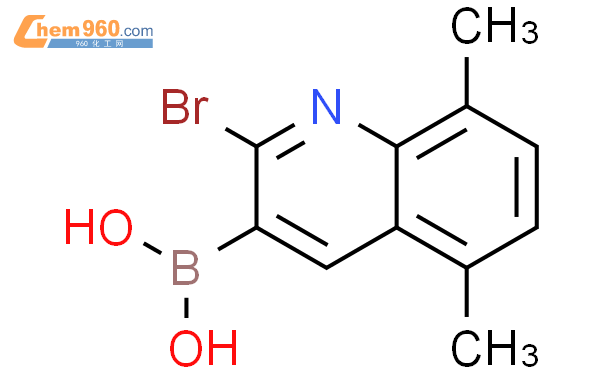 952296-47-8,B-(2-bromo-5,8-dimethyl-3-quinolinyl)-Boronic Acid化学式、结构式 ...