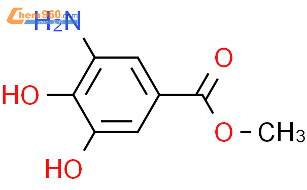 苯甲酸,3-氨基-4,5-二羟基-,甲基酯
