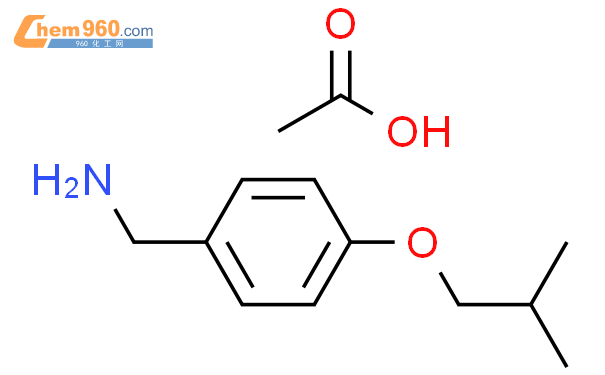 4-(2-甲基丙氧基)苯甲胺乙酸盐