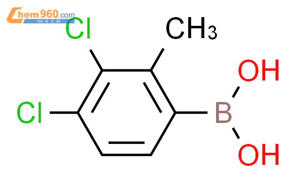 3,4-二氯-2-甲基苯硼酸结构式图片|957035-17-5结构式图片