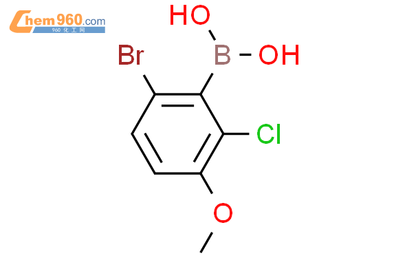 6-溴-2-氯-3-甲氧基苯硼酸