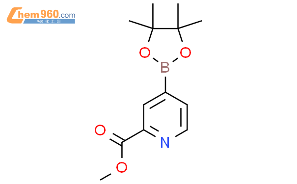 4-(4,4,5,5-四甲基-1,3,2-二氧硼烷)-2-吡啶羧酸甲酯