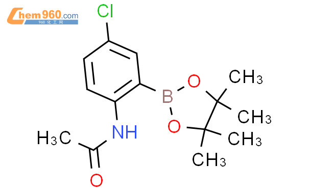 2-Acetamido-5-chlorophenylboronic acid, pinacol ester