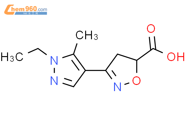 3-(1-乙基-5-甲基-1H-吡唑-4-基)-4,5-二氢-异恶唑-5-羧酸