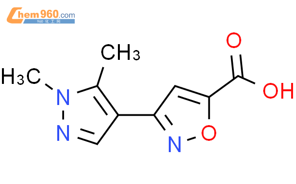 3-(1,5-二甲基-1H-吡唑-4-基)异噁唑-5-羧酸