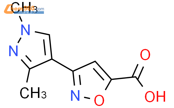 3-(1,3-二甲基-1H-吡唑-4-基)-异恶唑-5-羧酸