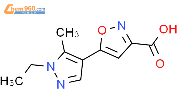 5-(1-乙基-5-甲基-1H-吡唑-4-基)-异恶唑-3-羧酸